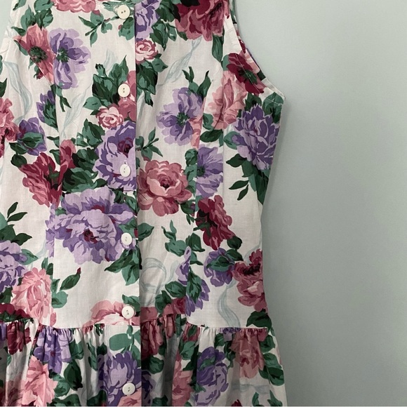 Gorgeous vintage Gunne Sax floral print cotton dress - Picture 7 of 9